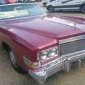 1974 Cadillac Eldorado Convertible Maroon FWD Automatic