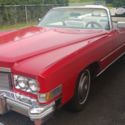 1974 Cadillac Eldorado Convertible, white leather interior, top works