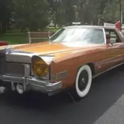 1974 Cadillac Eldorado Coupe Orange FWD Automatic Moloney