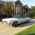 1974 CAPRICE CLASSIC***DONK***24&#034; WHEELS***4X4 BIG BLOCK***WHITE ON WHITE