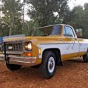 1974 Chevrolet C20 Pickup Truck - Custom Deluxe, camper special squarebody
