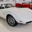 1974 Chevrolet Corvette  43597 Miles White 2 Door Convertible 350 Manual 4-Speed