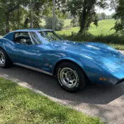1974 Chevrolet Corvette Blue 454 big block