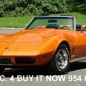 1974 CHEVROLET CORVETTE CONVERTIBLE RARE COLOR 54,000 MILES MUST SEE THIS ONE