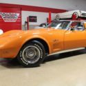 1974 Chevrolet Corvette Coupe 54975 Miles Corvette Orange
