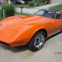 1974 Chevrolet Corvette - ORANGE / BLACK - Many LARGE Pictures!!  Fresh Resto!!!