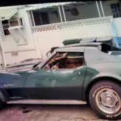 1974 Chevrolet Corvette Sportscar Green