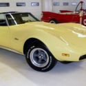 1974 Chevrolet Corvette Stingray 75277 Miles Yellow 2 Door T-Top 350 Manual 4-Sp