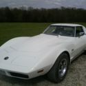1974 Chevrolet Corvette Stingray Coupe, Pearl White, 300 Horsepower