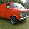 1974 Chevrolet G10 Deluxe 59,125 Miles Orange Van 350 CID V8 Automatic