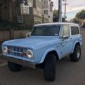1974 Classic Early FORD BRONCO 4X4 302 V8 Powder Blue