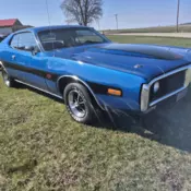 1974 Dodge Charger Coupe Blue Rallye