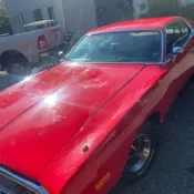 1974 dodge charger  Mopar 318 v8 new paint solid body auto runs drives 4bbl carb
