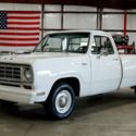 1974 Dodge D100  67655 Miles White Pickup Truck 318ci V8 Automatic