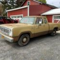1974 dodge d100,ext. cab short box,patina, shop truck,original