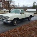 1974 Dodge D150 Pickup White RWD Automatic Adventurer
