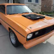 1974 Dodge Dart Coupe Orange Dart Sport