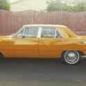 1974 Dodge Dart Sedan Yellow FWD Automatic photo of engine compartment added.