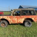 1974 Ford Bronco Wagon Orange 4WD Manual explorer