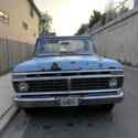 1974 Ford F100 Pickup Blue RWD Automatic Ranger Xlt