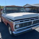 1974 Ford F100 Short Bed Utility Work Shop Truck Pickup Dentside V8 BILL OF SALE