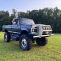 1974 Ford F250 Pickup Blue 4WD Automatic