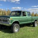 1974 Ford F250 Pickup Green 4WD Automatic Custom