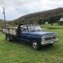 1974 ford f350 flatbed blue