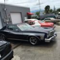 1974 Ford Gran Torino Custom Midnight Blue w/ Metallic sliver stripe