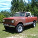 1974 International Scout II Half Cab 4x4 AMC 258 3spd manual transmission