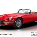 1974 Jaguar E-Type  Red Convertible 5.3 Liter Aluminum 12 4 Speed Manual
