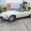 1974 Jaguar E-Type XKE Convertible 51,424 Miles Old English White