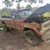1974 Jeep Gladiator Pickup Red