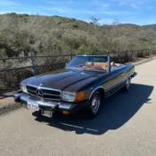 1974 Mercedes-Benz 450SL Convertible Brown RWD Automatic chrome