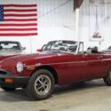 1974 MG B Convertible 42345 Miles Burgundy Convertible 4cyl Manual