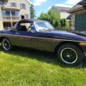 1974 MG MGB Convertible Purple