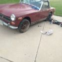 1974 MG Midget Convertible Red RWD Manual