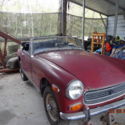 1974 MG Midget convertible with wire wheels