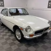 1974 MGB GT. GLACIER WHITE, AUTUMN LEAF TRIM. 4-SPD OVERDRIVE. VERY GOOD DRIVER