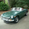 1974 MGB Roadster, V-8 Conversion, Chrome Bumpers
