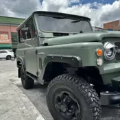 1974 Nissan Patrol SUV Green leather style
