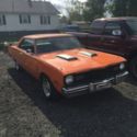 1974 Orange Dodge Dart Swinger Hardtop 2 Door Coupe Factory A/C 318 V8 Motor