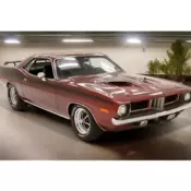 1974 Plymouth Barracuda, Burnished Red with 55,589 Miles available now!