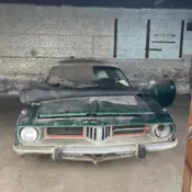 1974 Plymouth Barracuda Runs/Drives 318 Auto F8 Green Clear Title