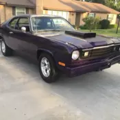 1974 Plymouth Duster Coupe Purple