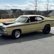 1974 Plymouth Duster Coupe Yellow