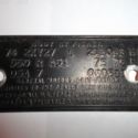 1974 Pontiac G.T.O. Numbers Matching 350..3 Speed.1 of 2487 Protecto Plate Rare