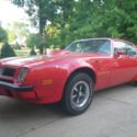 1974 PONTIAC TRANS AM FIREBIRD 455 W/ ALUMINUM HEADERS ORANGE EXT WHITE INT