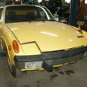 1974 Porsche roller, no engine, no trans, Body work has been done. A/C Equipped