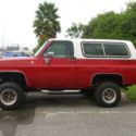 1974 Red w/White K5 Blazer